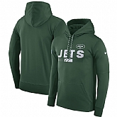 Men's New York Jets Nike Team Name Performance Pullover Hoodie Green,baseball caps,new era cap wholesale,wholesale hats